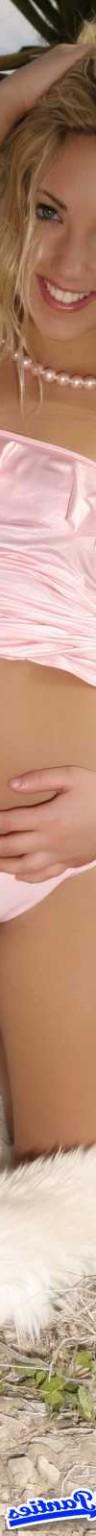 18P Peachez pink satin bikini panties outside