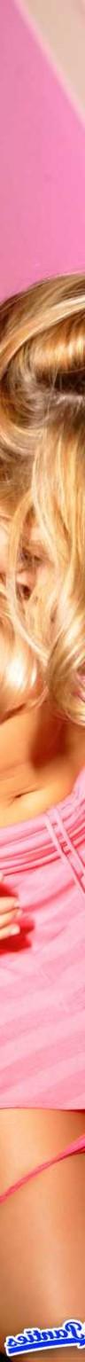 18P Peachez pink satin panties topless