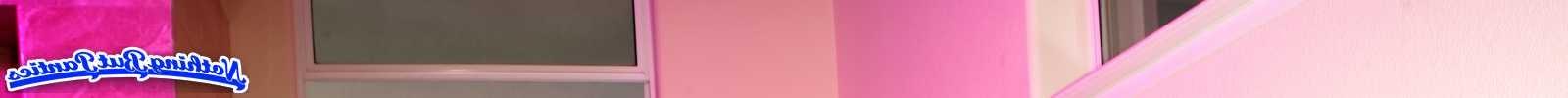 18P Peachez pink satin panties topless