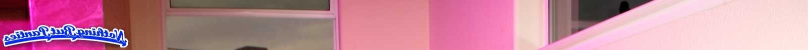 18P Peachez pink satin panties topless