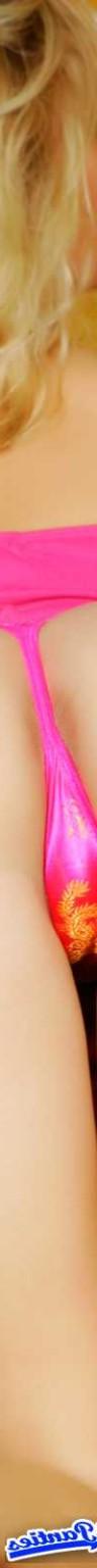 18P Peachez satin g string on the bed