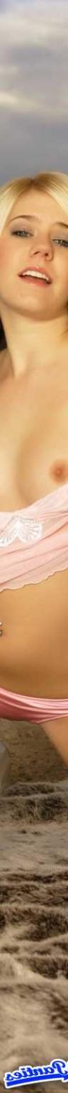18P Lucy pink satin thong panties outside
