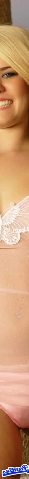 18P Lucy pink satin thong panties outside