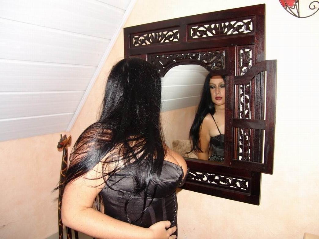 12P Schokomaus busty Diamond in latex fetish outfit