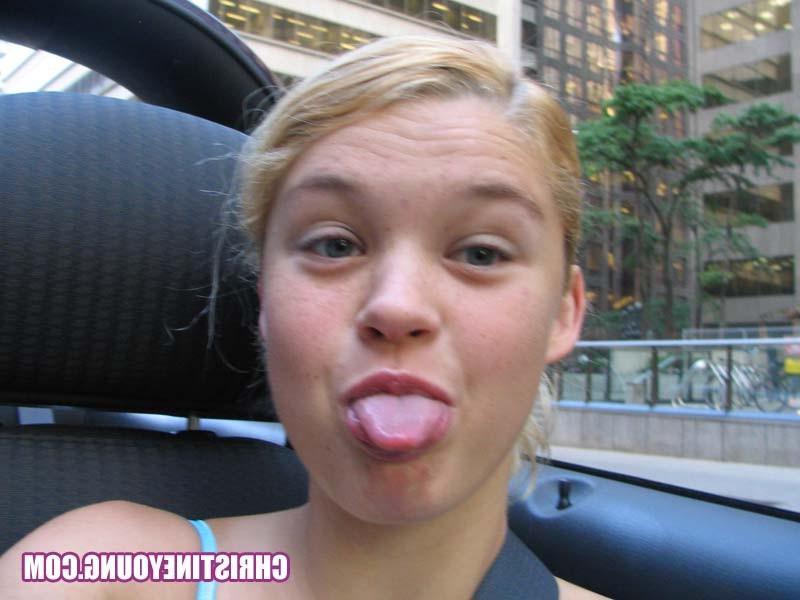 15P Fun-loving blonde Christine Young in this cute teen gallery