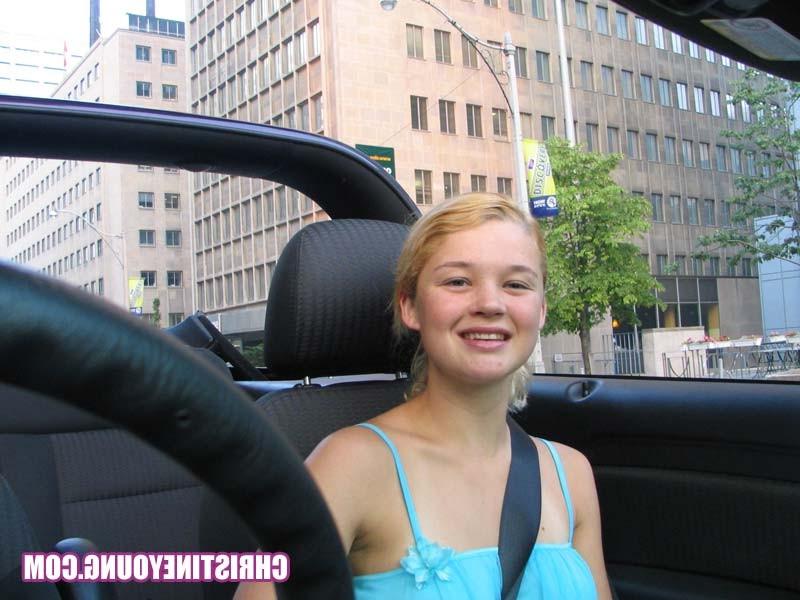 15P Fun-loving blonde Christine Young in this cute teen gallery