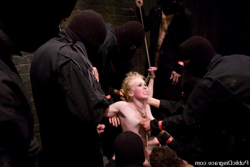 15P Slave blonde Sarah Jane Ceylon in taboo BDSM fantasy