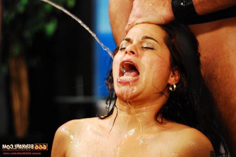15P Messy orgy bukkake on a very sexy and hot babe