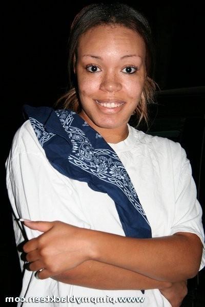 14P Ebont teen puts on some sexy lingerie for a black dick drilling