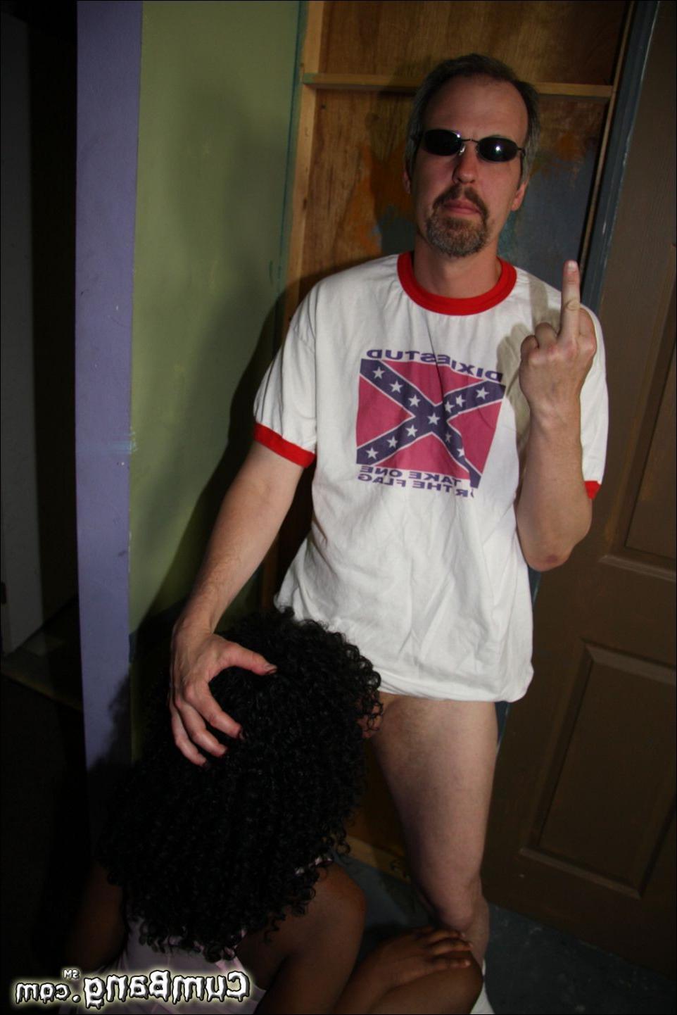 15P Rednecks gangbang  bukkake black babe interracial