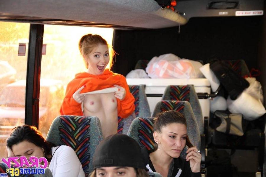 12P Cute teen played with her pussy in the back where it was harder for the other pa