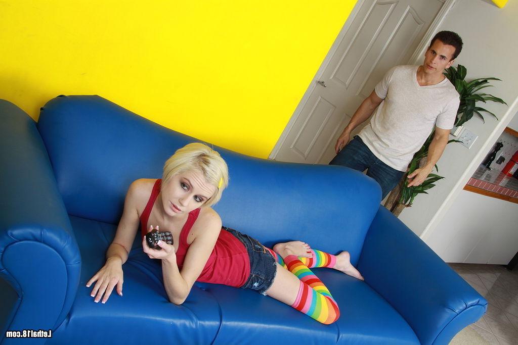 15P Blonde teen gets fucked