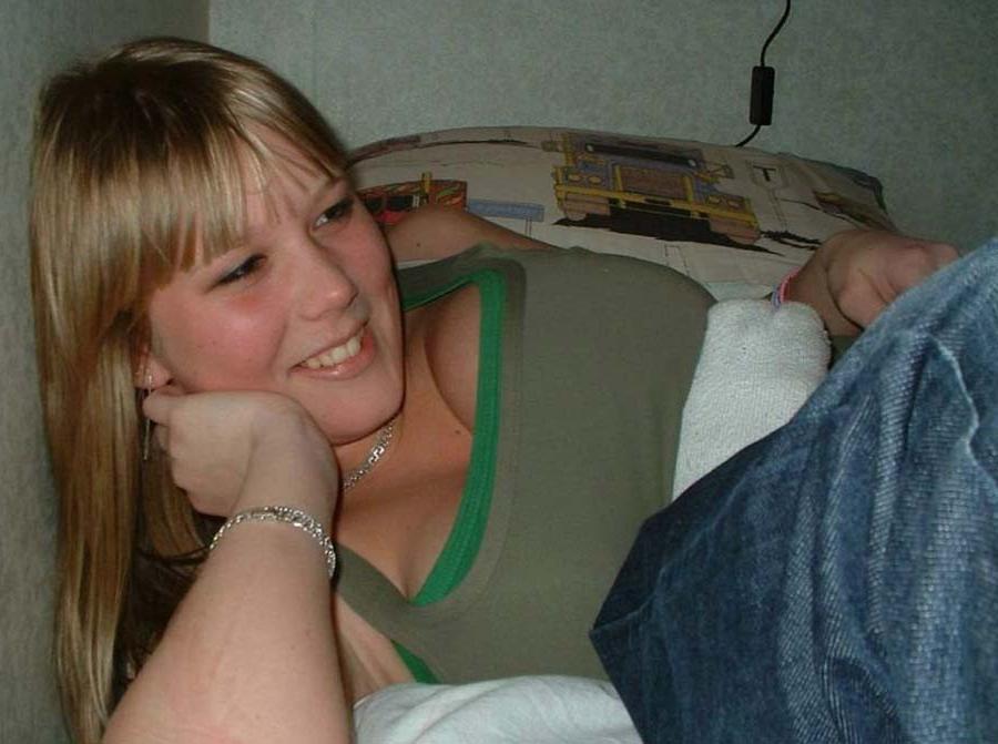 10P Smokin' hot blonde teen with big boobs