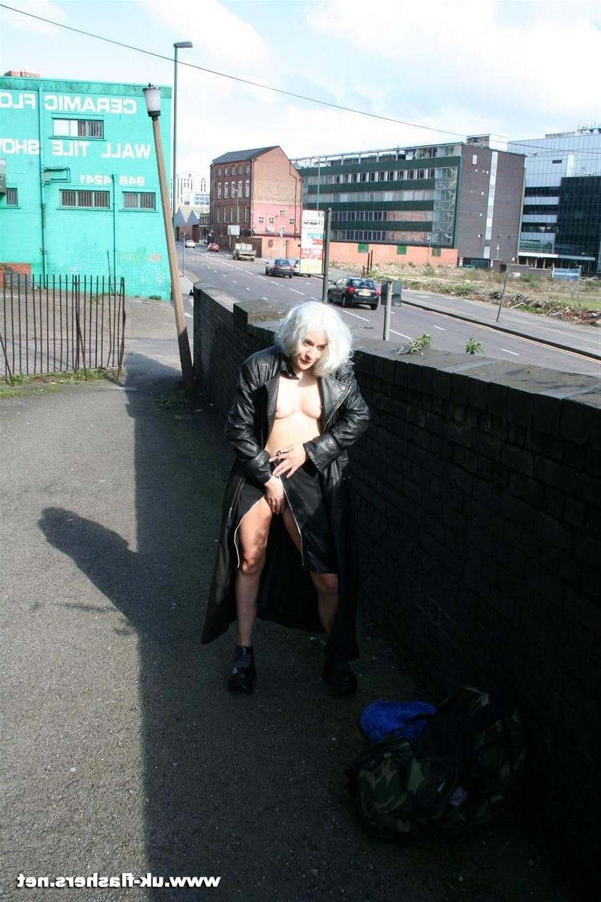16P Blonde teen amateurs public nudity and rude flashing of her delicious body to pa