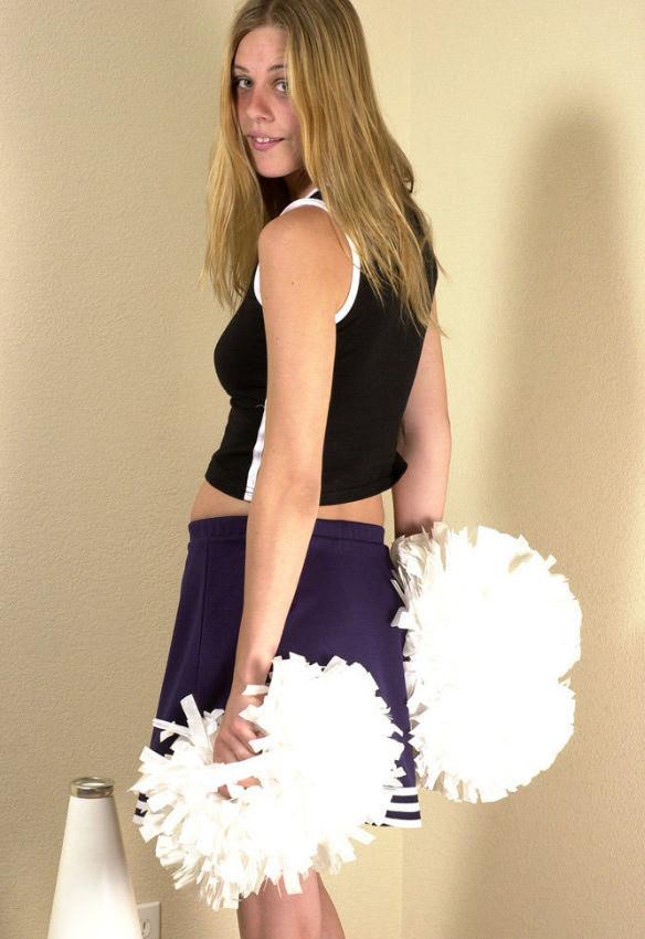 20P Angelic blond teen in white panties