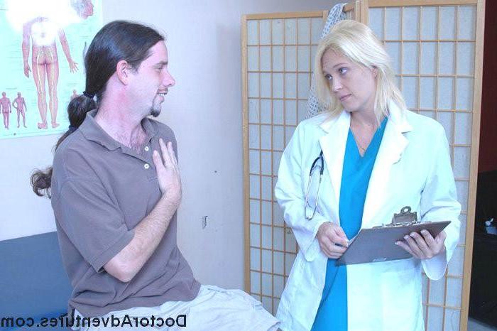 16P Natural huge boobed nurse riding her patients huge shaft