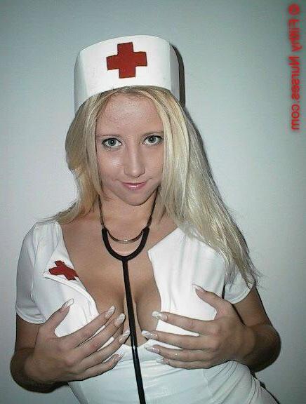 20P Blonde nurse getting naked