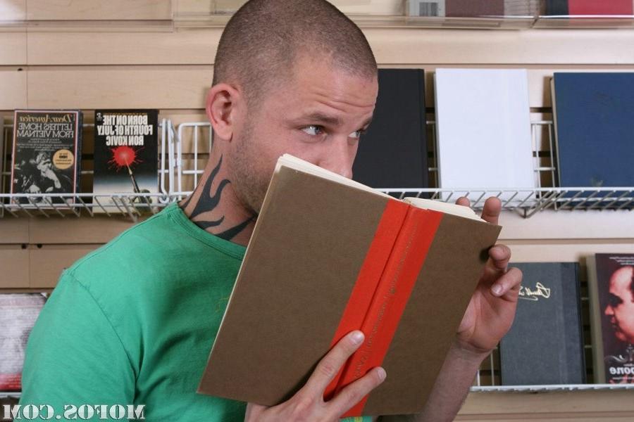 18P Cute blonde teen Kara Novack banged in a bookstore