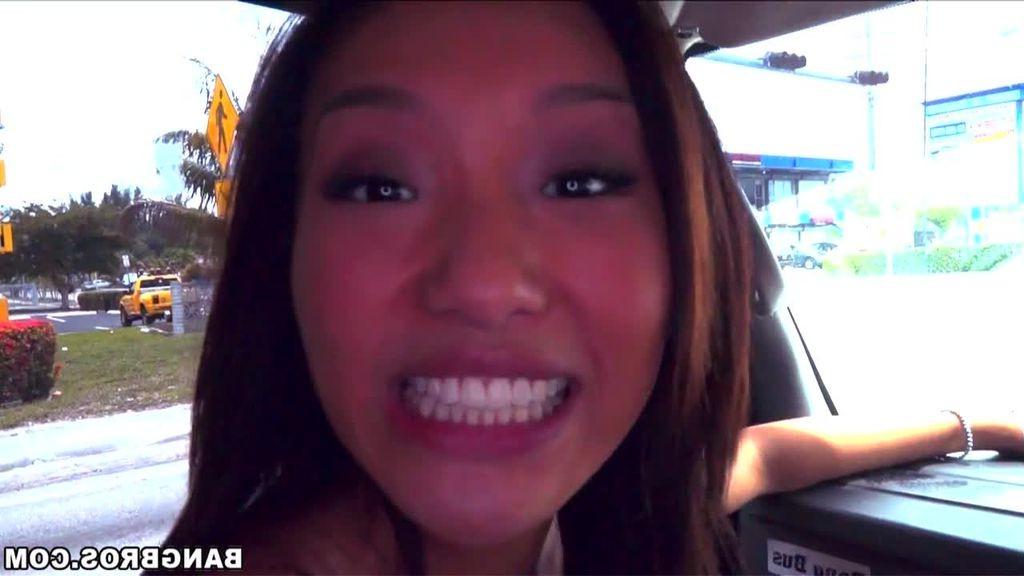 15P Aisan cutie Alina Li rides cocks in the bang bus