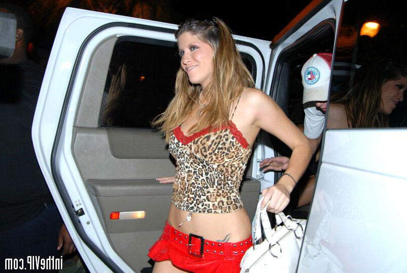 12P Super hot slim mini skirt babes get fucked hard in their club euro ass pussys th