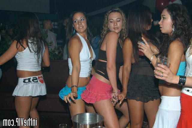 14P Outrageous club babes are gettin down and dirty right on the dance floor