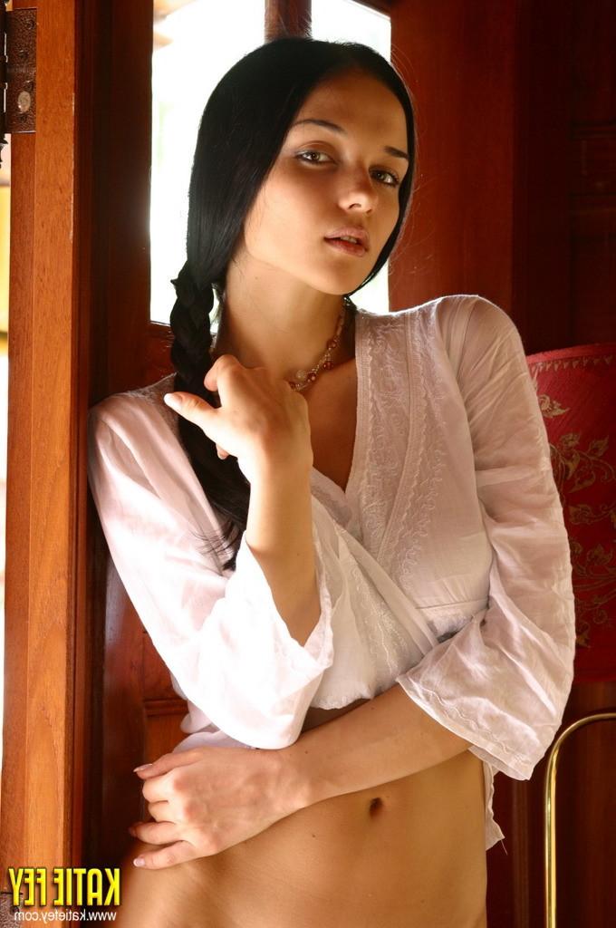 15P Teen in cotton white shirt