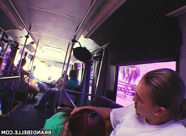 16P BJ on a bus