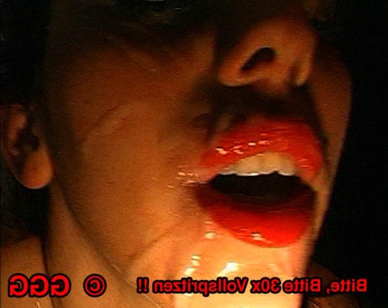 20P Cute brunette German Goo Girl in bukkake orgy