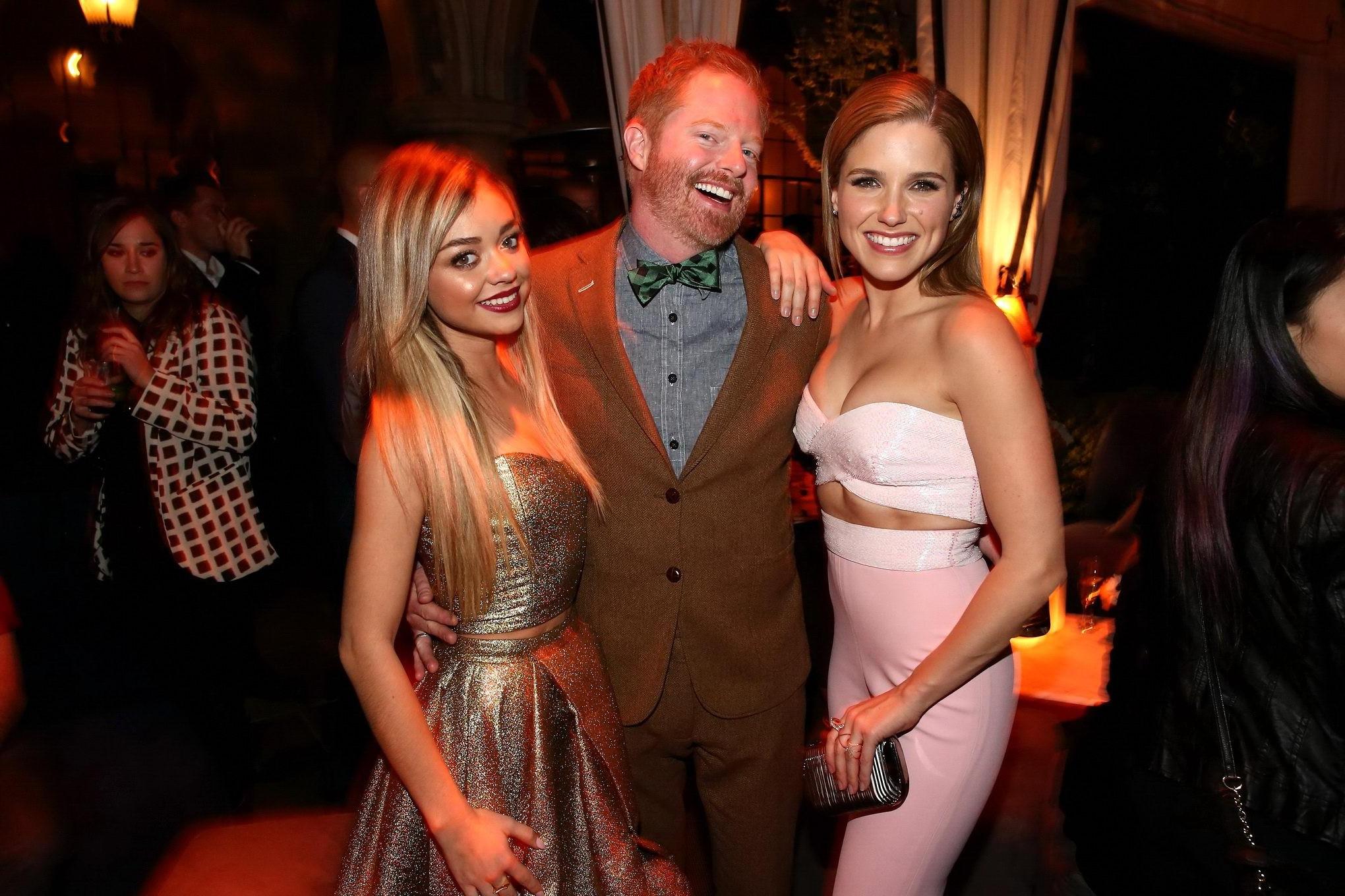 16P Sophia Bush busty wearing a tube top at EWs Celebration Honoring The 2015 SAG Aw