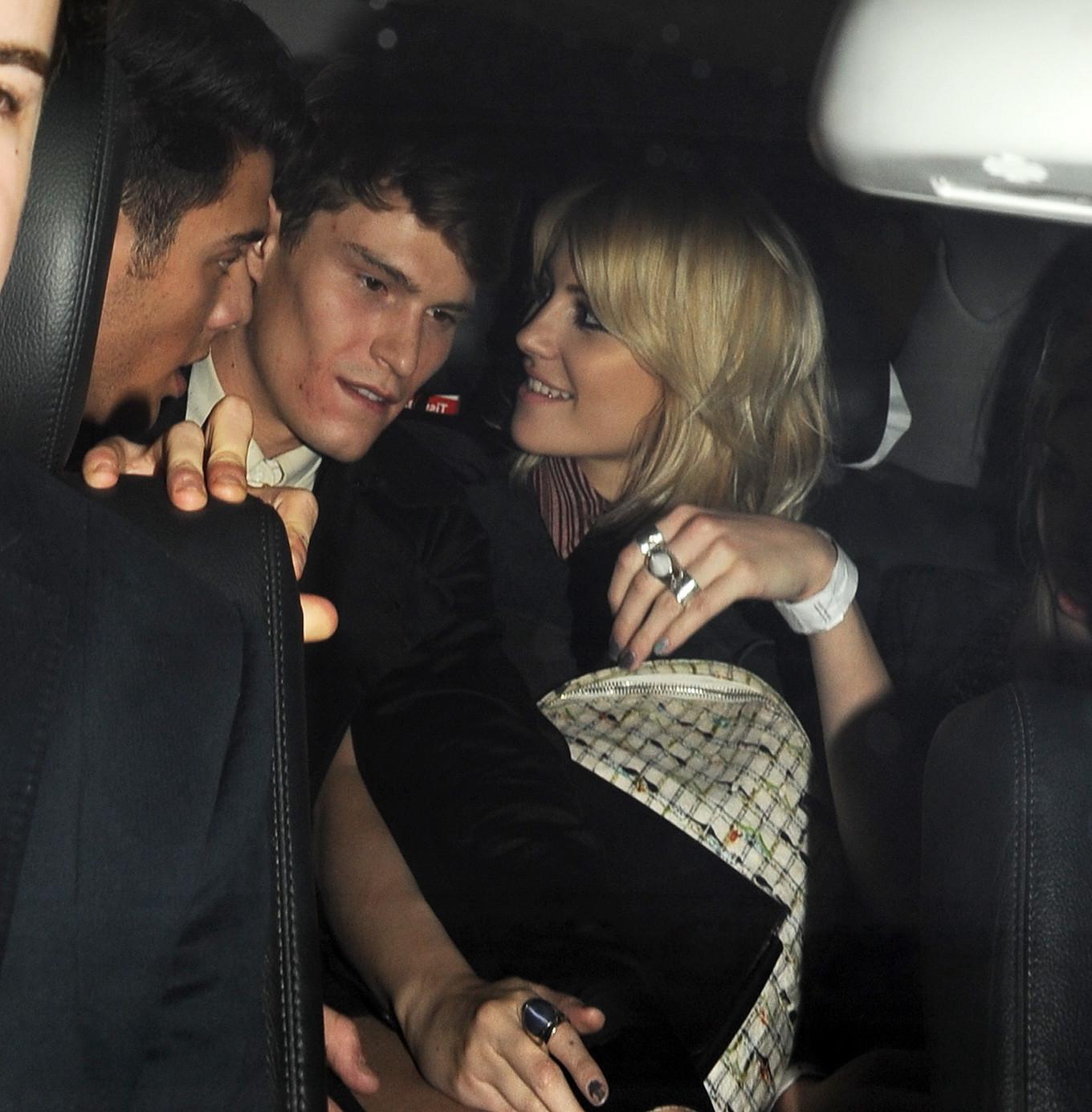 10P Pixie Lott flashing her panties outside the Rose Club in London