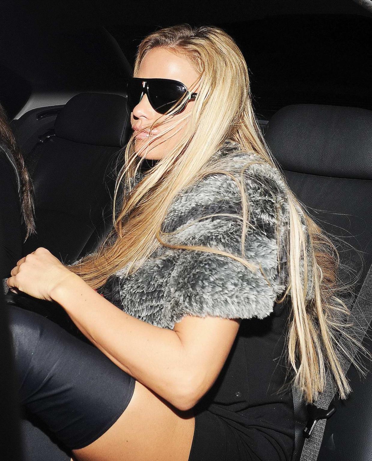 16P Katie Price flashing her panties outside Mahiki Night Club