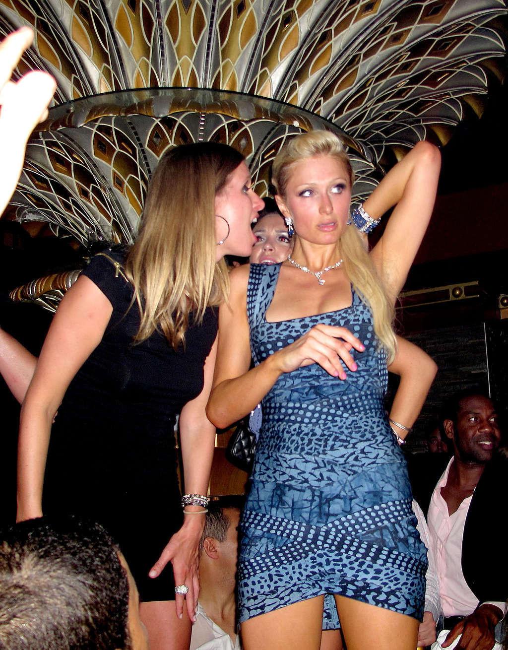 10P Paris Hilton jumping off the yacht in bikini and partying in nightclub paparazzi