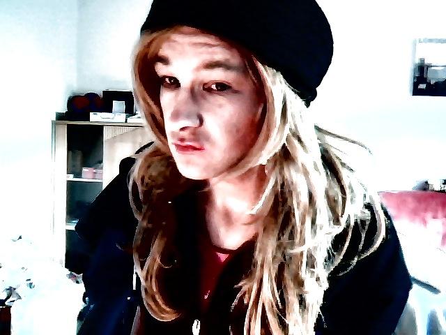 15P Crossdress teen blond young german 