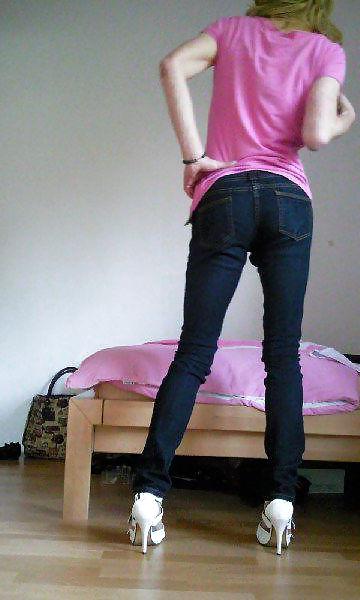 15P Crossdress teen blond young german 
