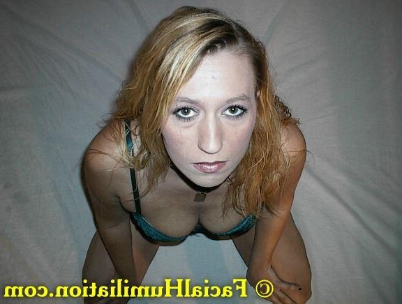 16P Blonde club whore gets her face fucked and filled