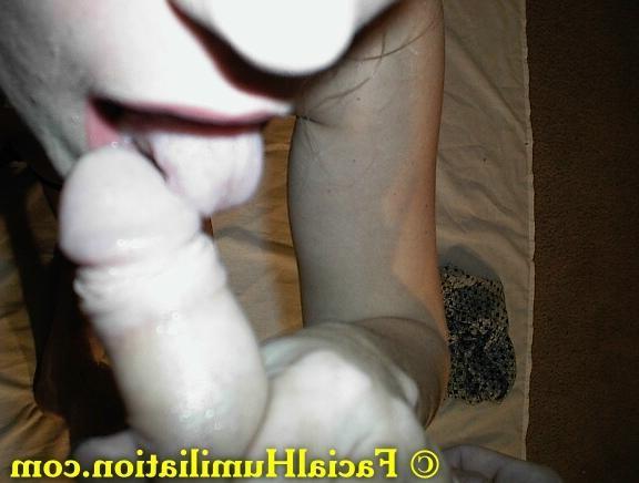 16P Blonde club whore gets her face fucked and filled