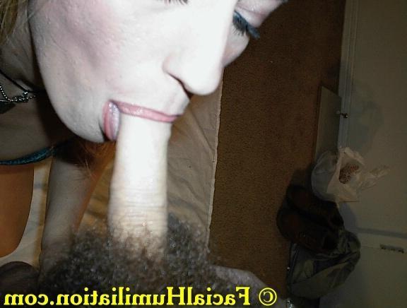 16P Blonde club whore gets her face fucked and filled