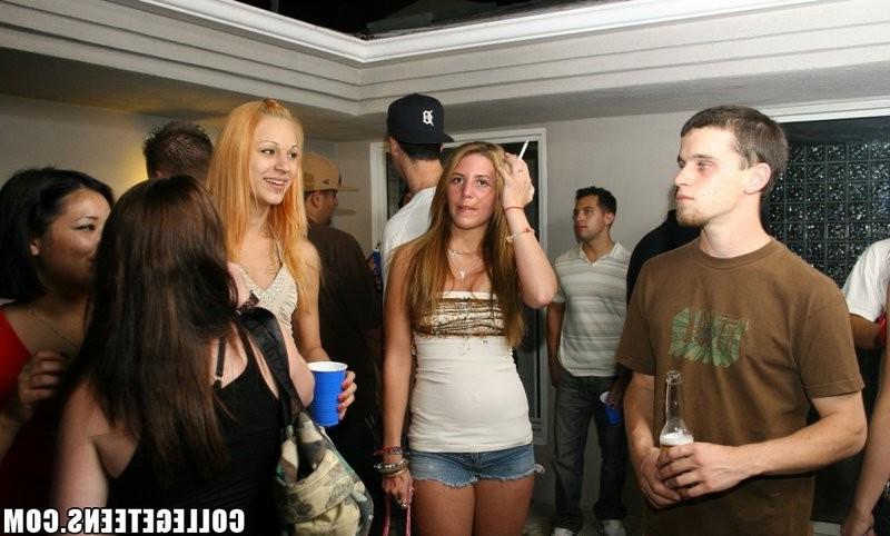 15P Coeds banged at a public party in front of a crowd