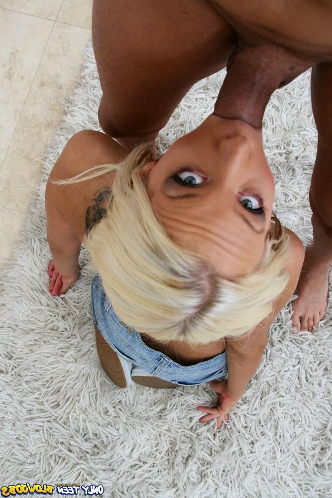 16P Blond teen angel Eden Adams gives heavenly blowjob