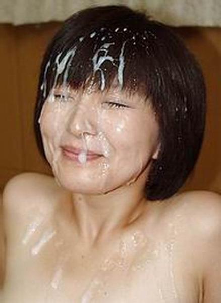 15P japanese babes getting bukkake loads of cum