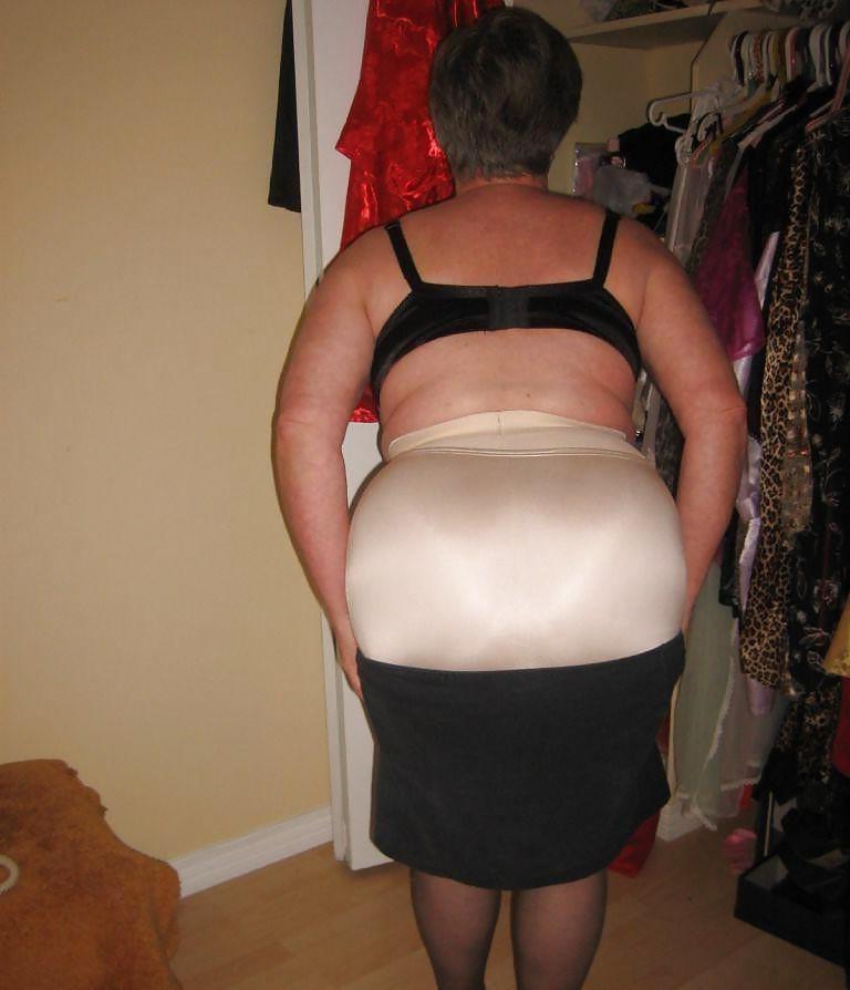 25P Big sexy satin full back panties