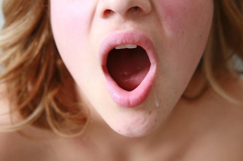 16P it's her first time swallow