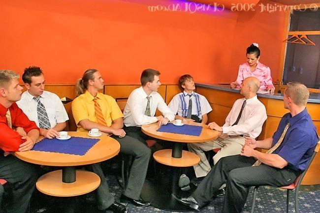 15P Waitress fucks for seven facials