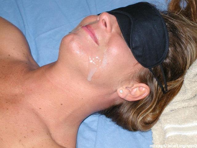 15P Horny amateur fucks blindfolded and gets a facial