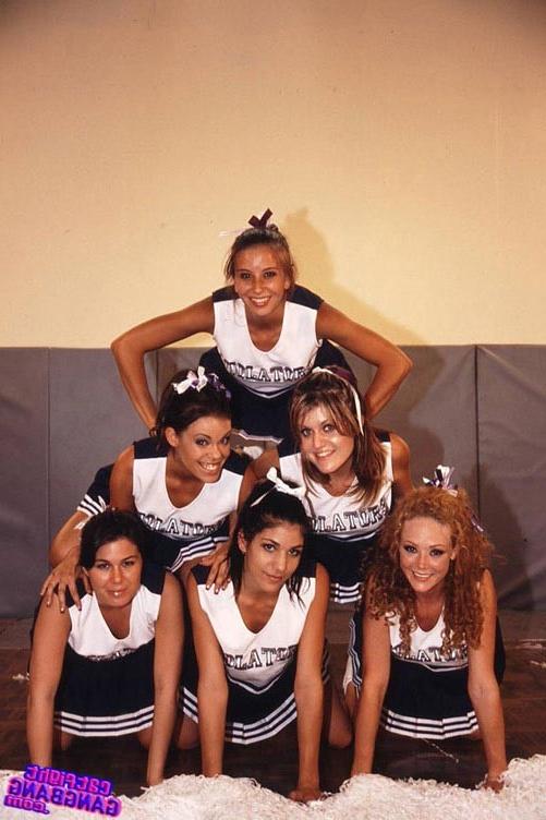17P Cheerleader lesbians chicks on bdsm fetish gangbang orgy