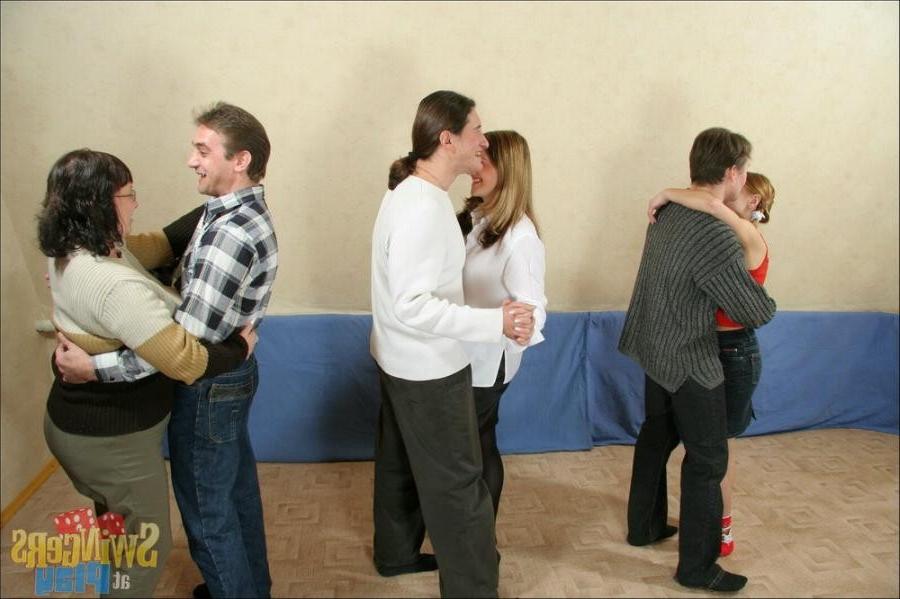 16P Blindfolded guys have to pick out a swinger wife and fuck her