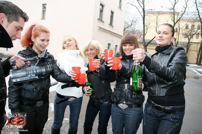 11P Medical School Students After Exam Party