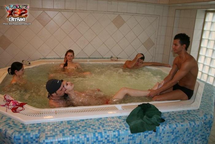 12P Students rock in the sauna
