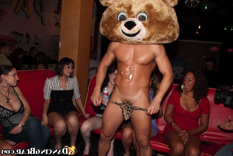 20P Cock addicted bachelorettes go crazy in a male strip club
