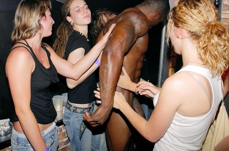 19P wild teens fuck onstage in a madcap orgy inside club